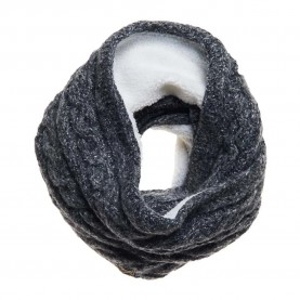 шал,ръкавици,шапки,и,шалове,superdry,tweed,cable,scarf,black,tweed,(black)