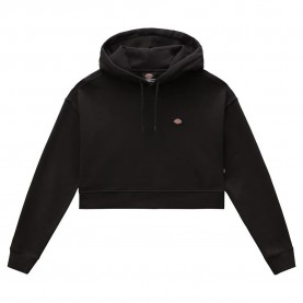 суичър,дамски,блузи,dickies,oakport,cropped,hoodie,black,(black)