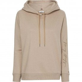 суичър,дамски,блузи,tommy,hilfiger,regular,script,hoodie,beige