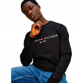 блуза,мъжки,пуловери,tommy,hilfiger,logo,sweatshirt,black,(black)