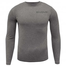 Givova Corpus 3 long sleeve base layer - Grey (Dark Grey Melange) детско,бельо,givova,corpus,3,long,sleeve,base,layer,grey,(dark,grey,melange)