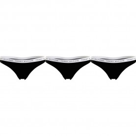 дамско,бельо,дамски,бикини,и,танкини,tommy,hilfiger,cotton,thong,3,units,black