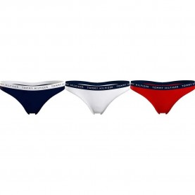 дамско,бельо,дамски,бикини,и,танкини,tommy,hilfiger,cotton,thong,3,units,multicolor,(white,black)