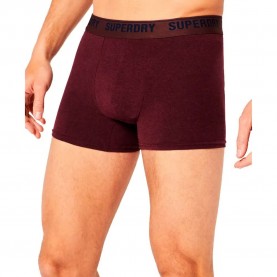 боксерки,мъжко,бельо,superdry,multi,boxers,2,units,burgundy,red,(red)