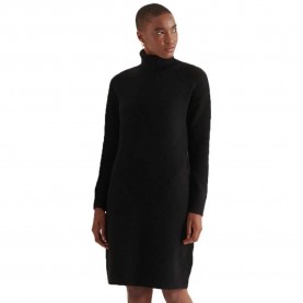 рокля,дамски,поли,и,рокли,superdry,studios,funnel,knit,dress,black