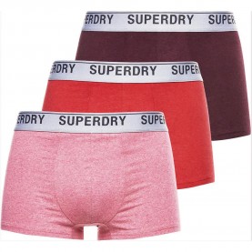 боксерки,мъжко,бельо,superdry,multi,boxers,3,units,burgundy,red,pink,(multicolor)