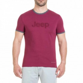тениска,мъжки,тениски,jeep,o100795r077,short,sleeve,t,shirt,red,(bordeaux)