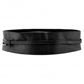колан,колани,pieces,vibs,new,tie,waist,leather,belt,black,(black)