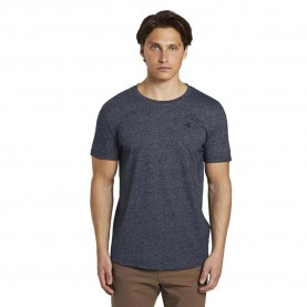 Тениска Tom tailor Structured Print short sleeve T-shirt - Blue (Sky Captain Blue Non / Solid) тениска,мъжки,тениски,дамски,тениски,tom,tailor,structured,print,short,sleeve,t,shirt,blue,(sky,captain,blue,non,solid)