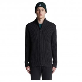 блуза,мъжки,пуловери,north,sails,cotton,wool,full,zip,sweater,grey,(dark,grey,melange)