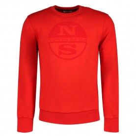 поларена,блуза,мъжки,пуловери,north,sails,organic,fleece,sweatshirt,red