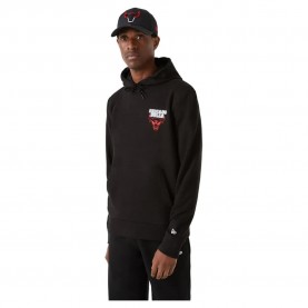 суичър,мъжки,пуловери,new,era,nba,neon,chicago,bulls,hoodie,black