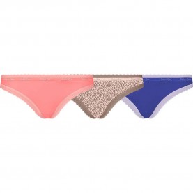 дамско,бельо,дамски,бикини,и,танкини,calvin,klein,thong,3,units,multicolor,(stunning,pink,streak,leopard,parade)