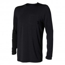 тениска,мъжки,пижами,saxx,underwear,sleepwalker,pocket,long,sleeve,pyjama,t,shirt,black,(black)