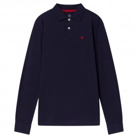 мъжки,блузи,с,яка,hackett,slim,fit,logo,long,sleeve,polo,blue