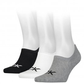 чорапи,мъжки,чорапи,calvin,klein,footie,high,cut,logo,socks,3,pairs,mid,grey,melange,(multicolor)