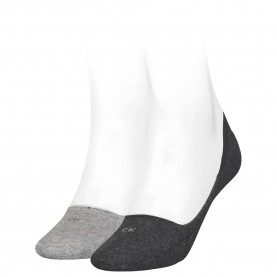 чорапи,дамски,чорапи,calvin,klein,footie,low,cut,socks,2,pairs,dark,grey,melange,(grey)
