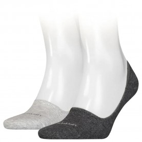 чорапи,мъжки,чорапи,calvin,klein,footie,mid,cut,socks,2,pairs,dark,grey,melange,(grey)