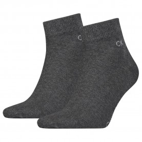 чорапи,мъжки,чорапи,calvin,klein,quarter,short,socks,2,pairs,dark,grey,melange,(grey)