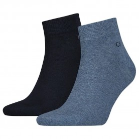 чорапи,мъжки,чорапи,calvin,klein,quarter,short,socks,2,pairs,denim,melange,(blue)