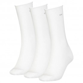 чорапи,дамски,чорапи,calvin,klein,roll,top,socks,3,pairs,white