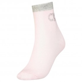 чорапи,дамски,чорапи,calvin,klein,short,big,crystal,logo,socks,pink