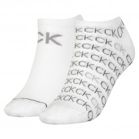 чорапи,дамски,чорапи,calvin,klein,sneaker,all,over,logo,socks,2,pairs,white