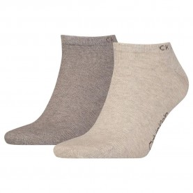 чорапи,мъжки,чорапи,calvin,klein,sneaker,socks,2,pairs,brown,melange,(brown)