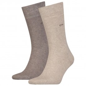 чорапи,мъжки,чорапи,calvin,klein,701218631,socks,2,pairs,brown,(brown,melange)
