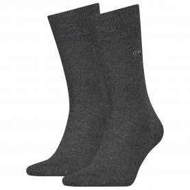 чорапи,мъжки,чорапи,calvin,klein,701218631,socks,2,pairs,dark,grey,melange,(grey)