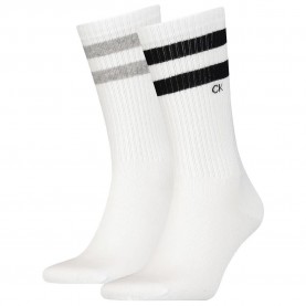 чорапи,мъжки,чорапи,calvin,klein,stripes,socks,2,pairs,white