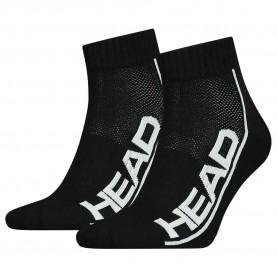 чорапи,мъжки,чорапи,head,performance,unisex,quarter,short,socks,2,pairs,black,(black)
