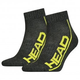 чорапи,мъжки,чорапи,дамски,чорапи,head,performance,unisex,quarter,short,socks,2,pairs,black,(dark,grey,lime)