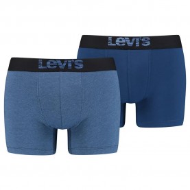 боксерки,мъжко,бельо,levi´s,®,optical,illusion,organic,cotton,boxers,2,units,blue,(dark,blue,combo)