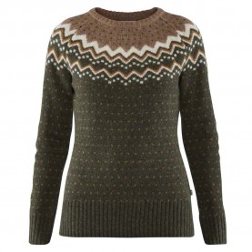 блуза,дамски,пуловери,дамски,плетени,дрехи,fjällräven,Övik,knit,sweater,deep,forest