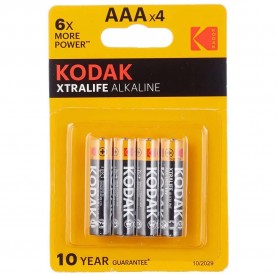 батерии,kodak,lr03,aaa,alkaline,battery,4,units,black,(yellow,purple)