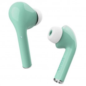 слушалки,слушалки,trust,nika,touch,bluetooth,wireless,earphones,green,(turquoise)