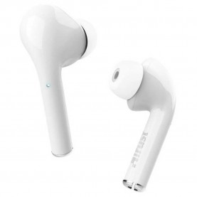 слушалки,слушалки,trust,nika,touch,bluetooth,wireless,earphones,white