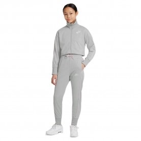Анцуг Nike Sportswear tracksuit - Grey (Lt Smoke Grey / Pink Foam / White) анцуг,детски,анцузи,nike,sportswear,tracksuit,grey,(lt,smoke,grey,pink,foam,white)