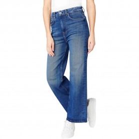 Pepe jeans Lexa Sky High jeans - Blue (Denim) дамски,панталони,pepe,jeans,lexa,sky,high,jeans,blue,(denim)