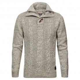 блуза,мъжки,пуловери,petrol,industries,roll,neck,half,zip,sweater,white