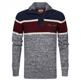 блуза,мъжки,пуловери,petrol,industries,roll,neck,half,zip,sweater,blue