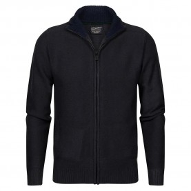 блуза,мъжки,пуловери,petrol,industries,full,zip,sweater,grey,(raven,grey)