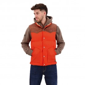 Потник Superdry Mountain Leather Mix vest - Orange (Deep Orange) потник,мъжки,жилетки,superdry,mountain,leather,mix,vest,orange,(deep,orange)