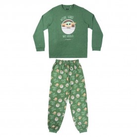 пижама,мъжки,пижами,cerda,group,the,mandalorian,long,sleeve,pyjama,green