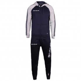 Анцуг Givova 103 tracksuit - Blue (Blue / Light Grey) анцуг,детски,анцузи,givova,103,tracksuit,blue,(blue,light,grey)
