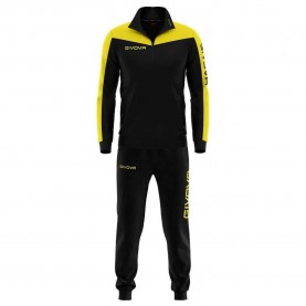 анцуг,мъжки,анцузи,givova,roma,tracksuit,black,yellow,(black)