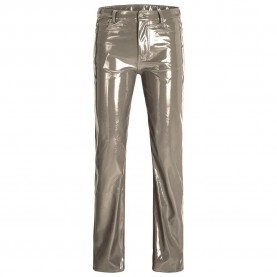 панталони,дамски,панталони,jack,&,jones,kenya,straight,faux,leat,jjxx,high,waist,pants,brindle,detail,shiny,(brown)