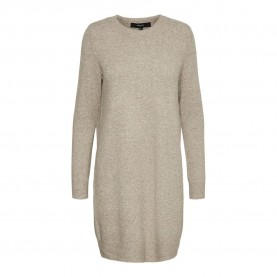 рокля,дамски,поли,и,рокли,vero,moda,doffy,long,sleeve,dress,brown,(sepia,tint,detail,melange)