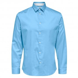 риза,с,дълъг,ръкав,мъжки,ризи,selected,flex,park,slim,long,sleeve,shirt,light,blue,(blue)